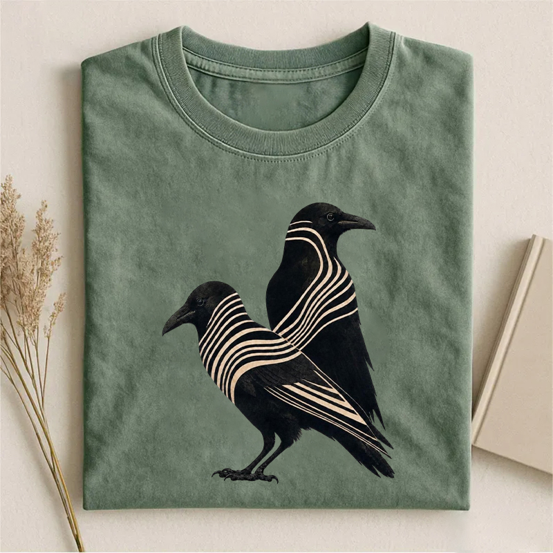 Raven Crow Blackbird Corvid T-shirt