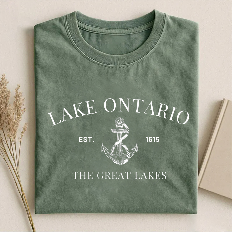 Lake Ontario EST 1615 The Great Lakes T-shirt