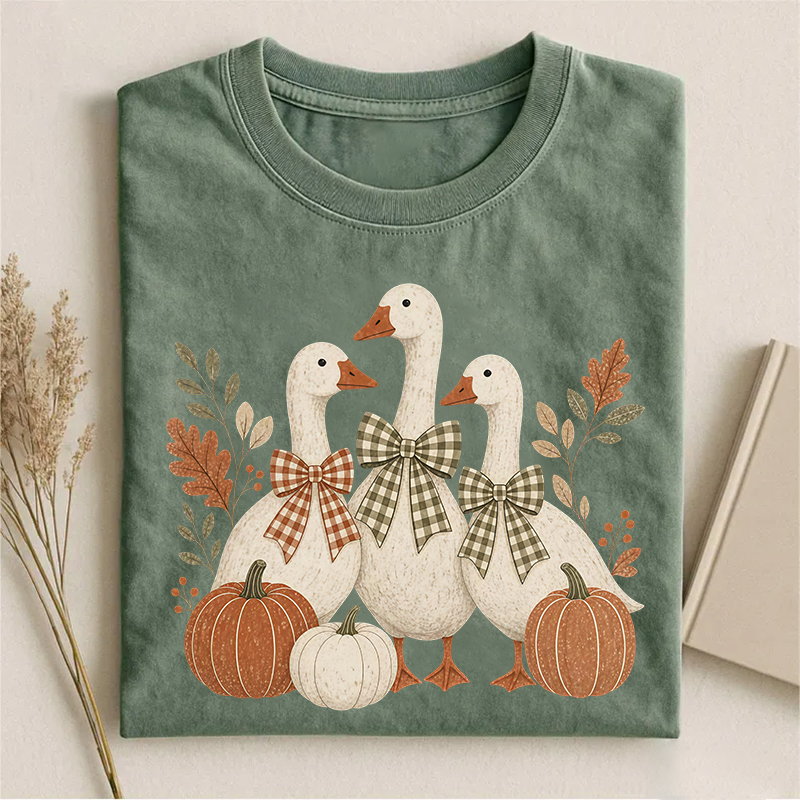 Vintage Fall Geese T-shirt