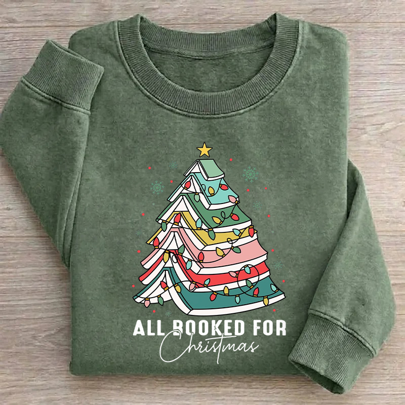 All Booked For Christmas Sweatshirt