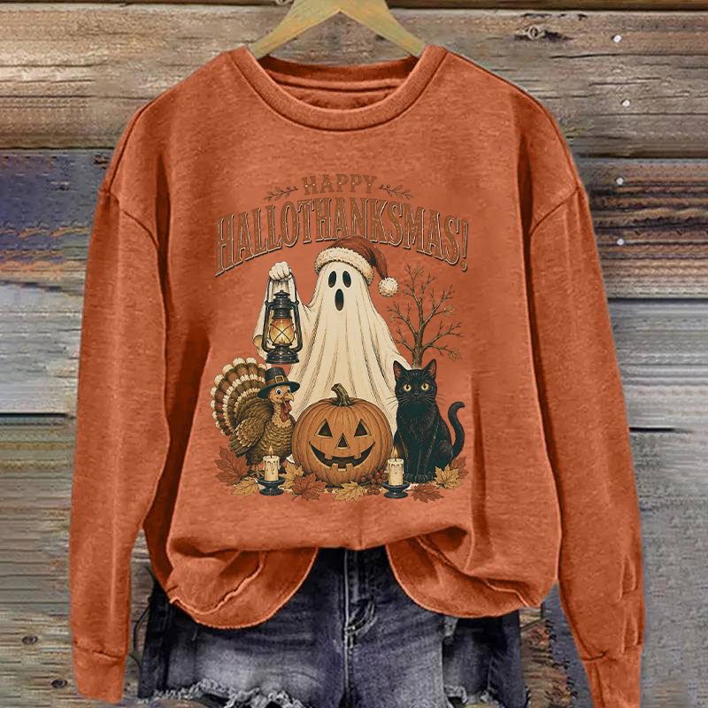 Happy Hallothanksmas Sweatshirt