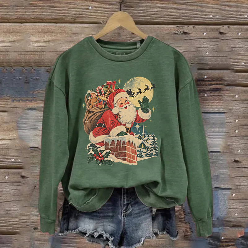 Cute Santa Christmas Sweatshirt