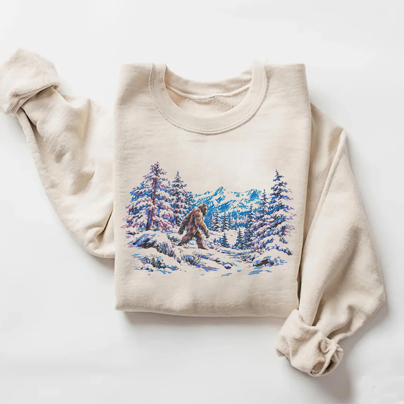 Funny Cryptid Vintage  Sweatshirt