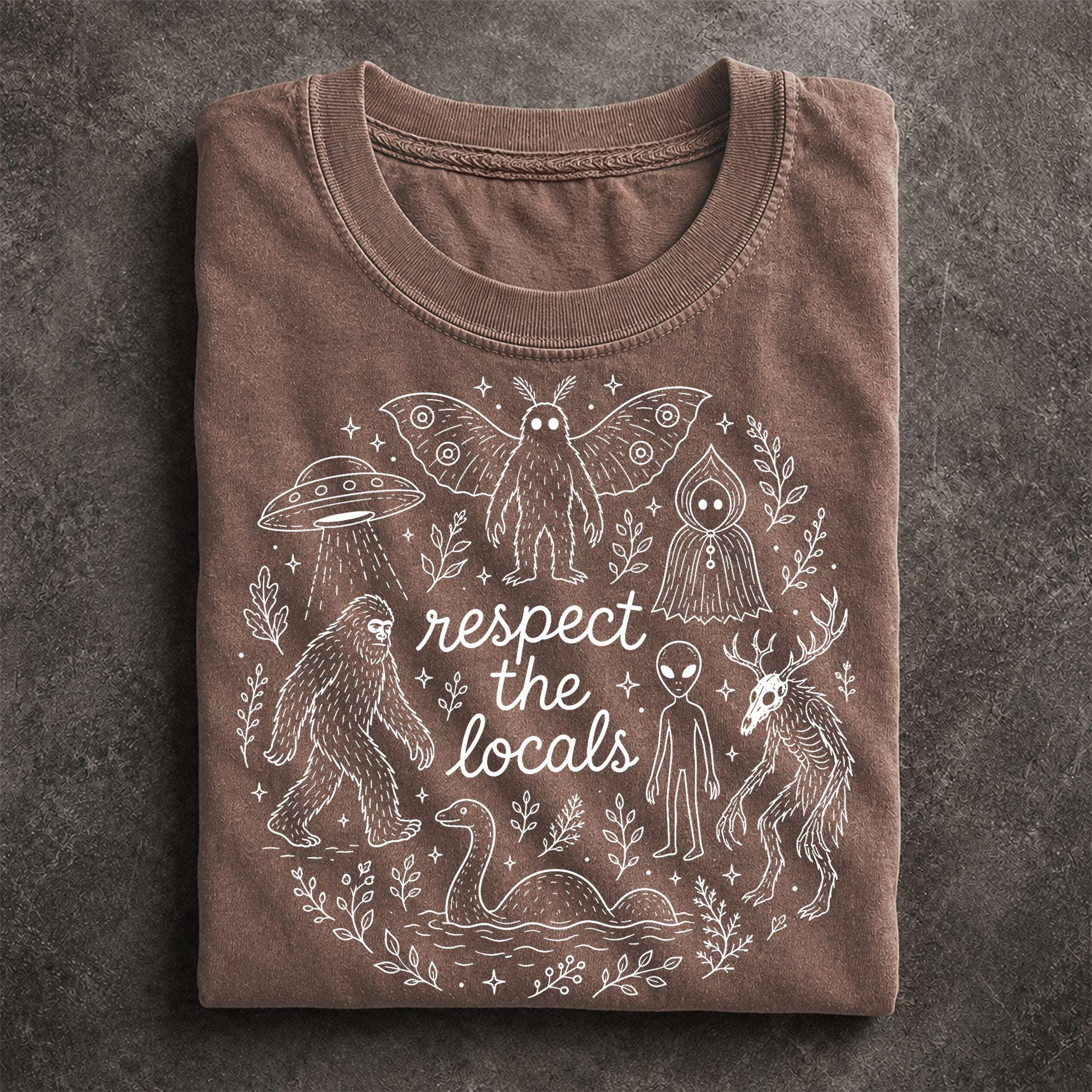 Respect The Locals Cryptid T-shirt