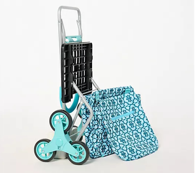 ✨ Buy 2 Get 4 Free ✨Trolley Dolly XL 3-in-1 Stair Climber Folding Cart w/ Backpack Straps