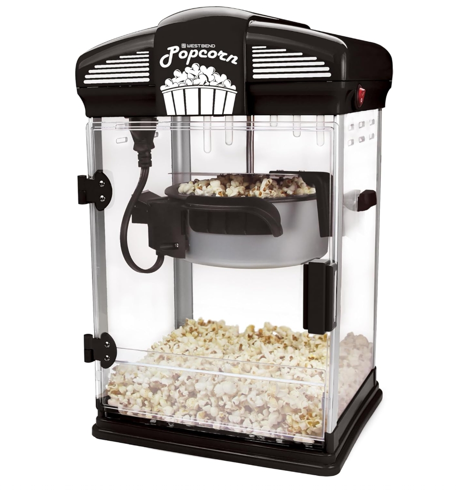 🎉𝗧𝗼𝗱𝗮𝘆'𝘀 𝗦𝗽𝗲𝗰𝗶𝗮𝗹𝘀💝✨Buy 2 get 30% off✨WestBend Theater Crazy 4-qt Popcorn Machine with Accessories