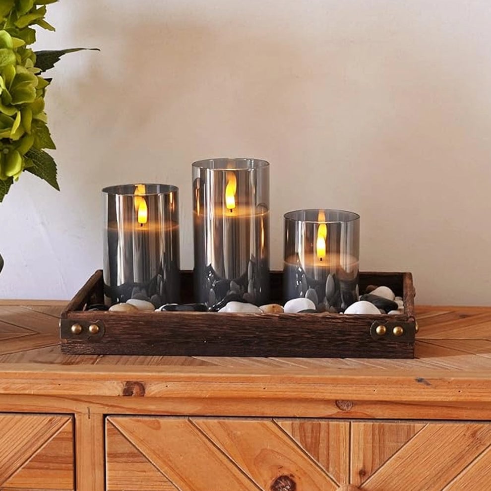 🔥Flameless candles (3 candles)