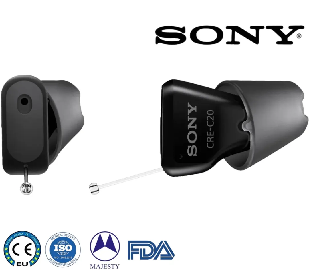 SONY C20 Hörgeräte – Unsichtbare, FDA-zugelassene, selbstanpassende Lösung für den Direktkauf