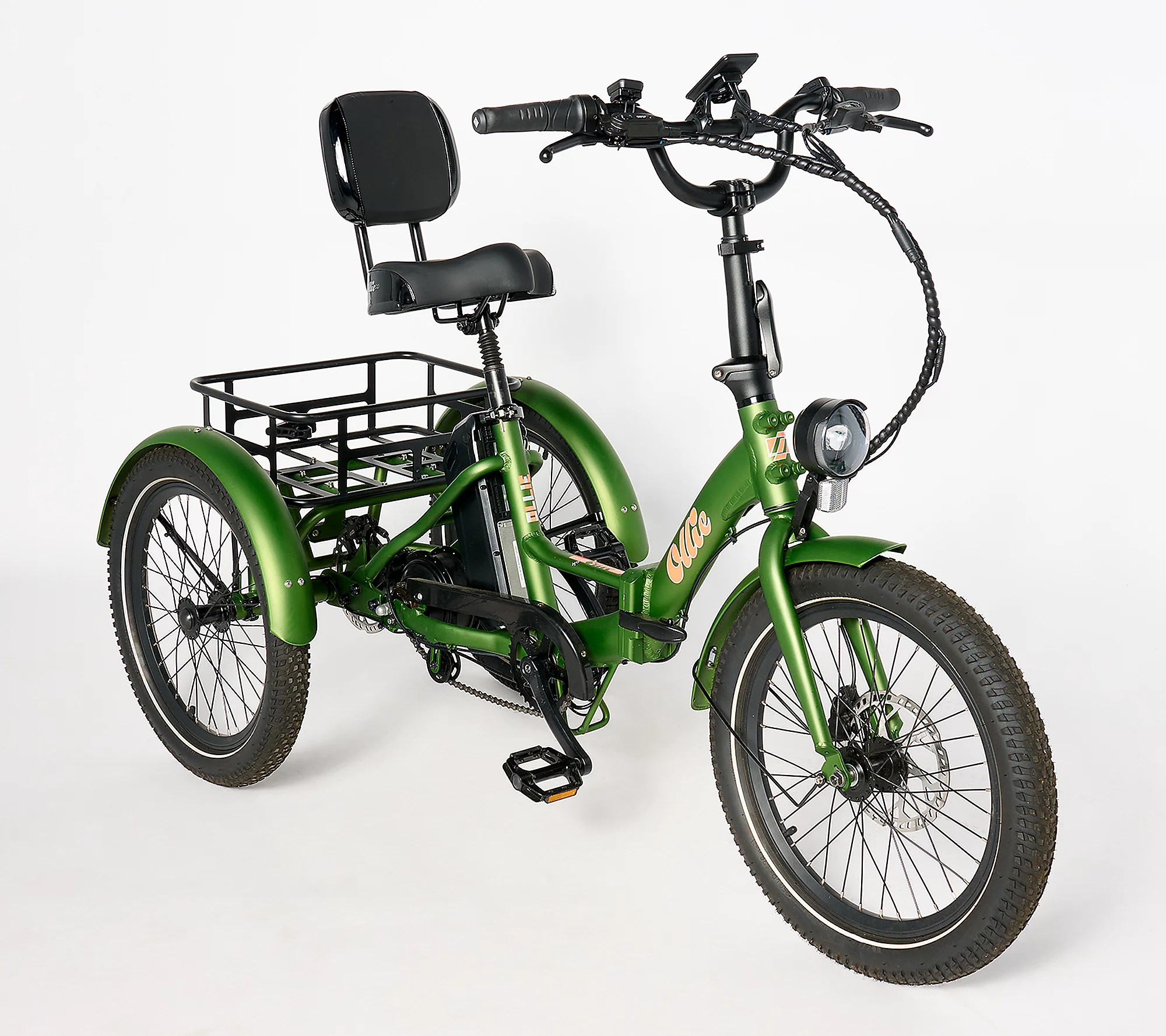 💝Last day clearance✨💝 Buy 1 Get 1 Free✨Ollie Leo electric tricycle with 500W motor and 20MPH speed