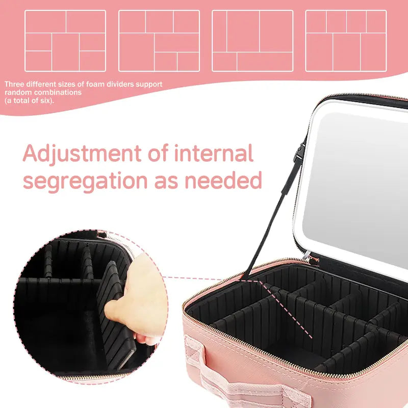Mother's Day Present-----Portable Makeup Case Cosmetic Organizer