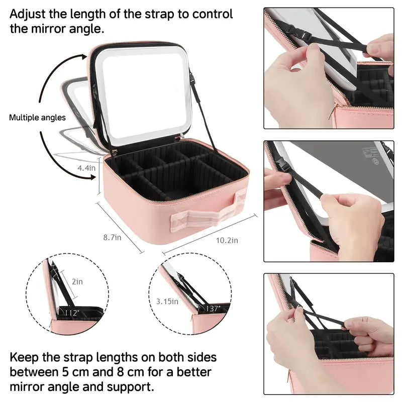 Mother's Day Present-----Portable Makeup Case Cosmetic Organizer