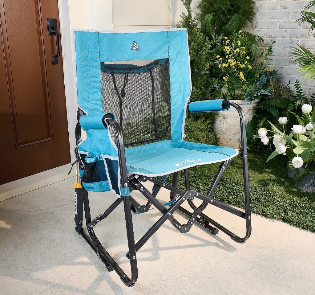 💝Mother's Day Special💝Buy 2 get 4 free,Buy 6 for only $43.98💥GCI Outdoor Pack Away Portable Rocking Chair✅350-lb Weight Capacity