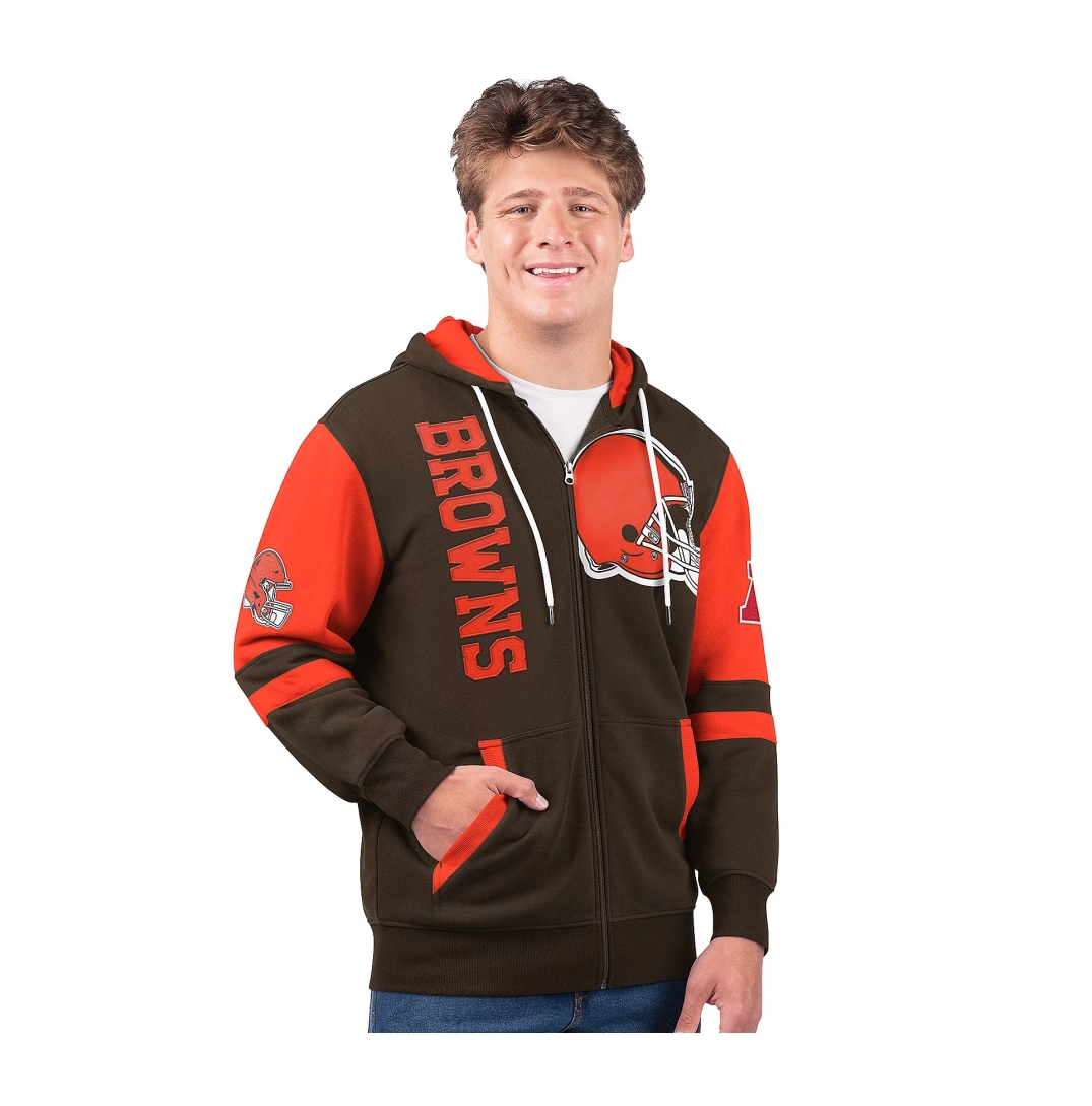 Last day of clearance!!💝Buy 2 Get 4 Free✨NFL Full Zip Hooded Sweatshirt
