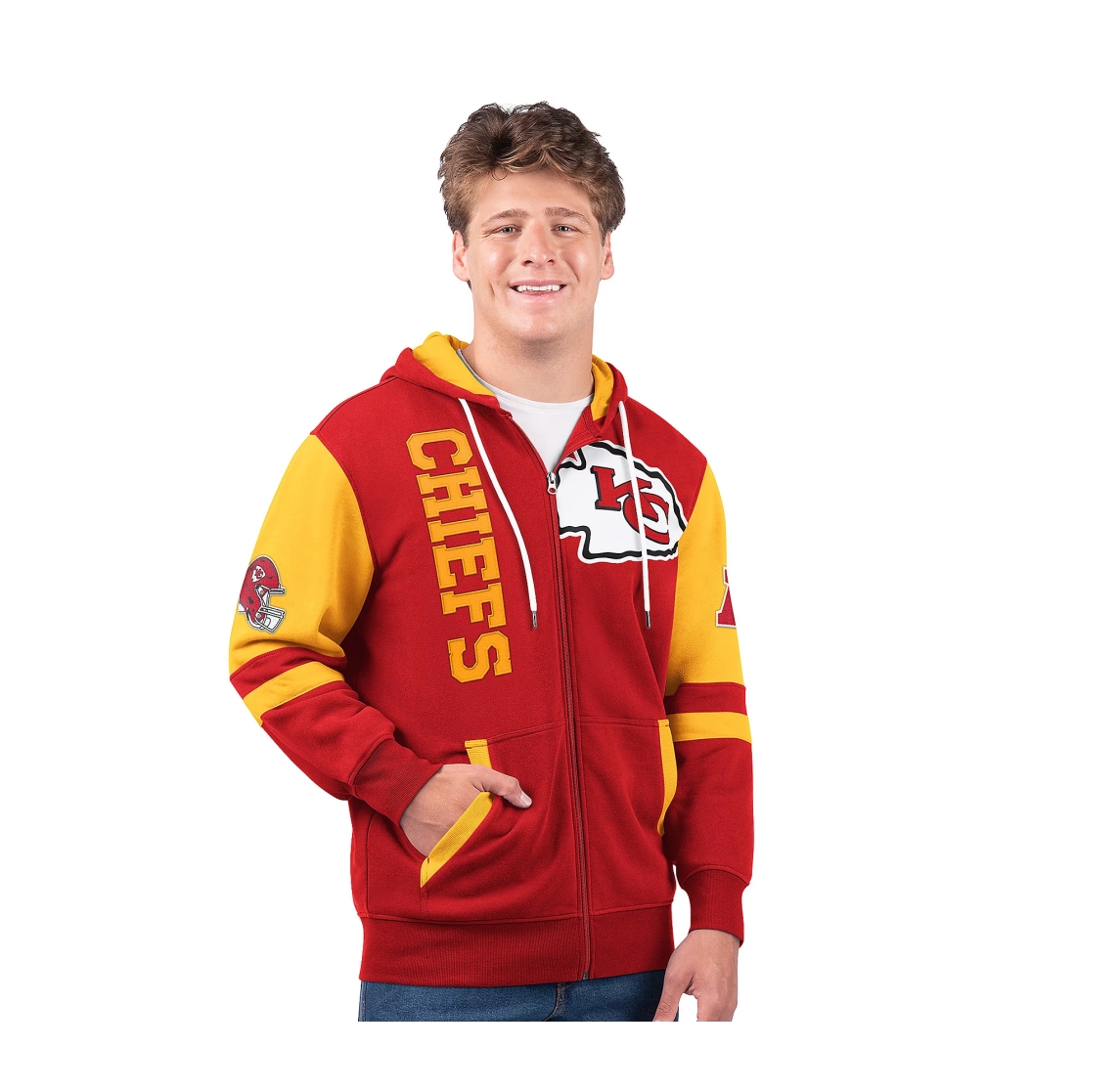 Last day of clearance!!💝Buy 2 Get 4 Free✨NFL Full Zip Hooded Sweatshirt