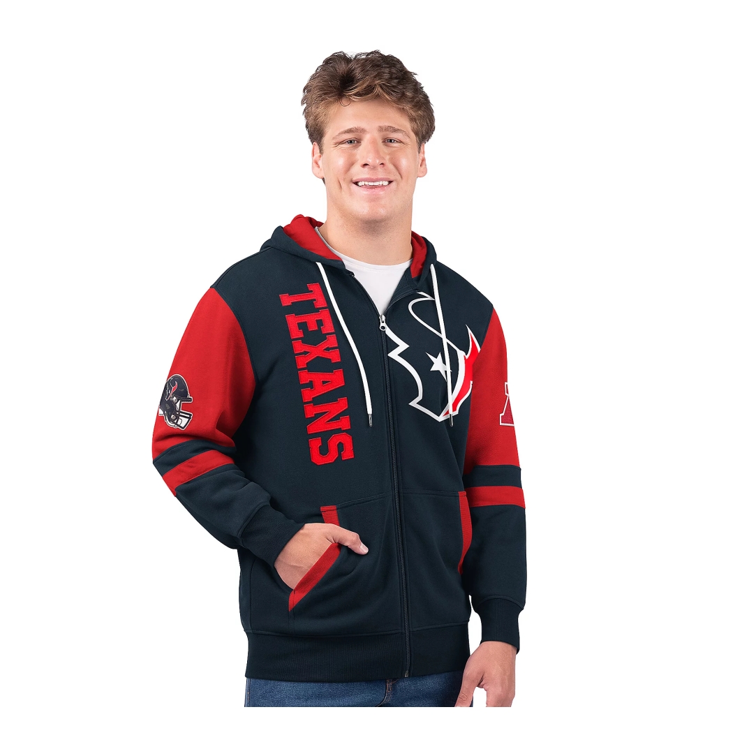 Last day of clearance!!💝Buy 2 Get 4 Free✨NFL Full Zip Hooded Sweatshirt