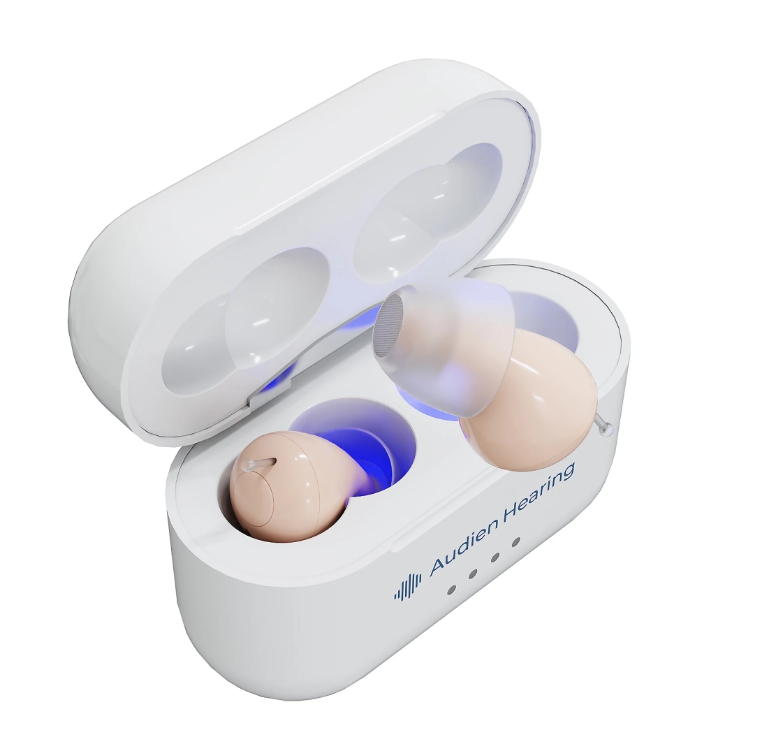 🎉New Year's Sale  up to 90%💝✨ Buy 1 Get 1 Free ✨Audien Hearing Atom Pro 2 Rechargeable In Ear Hearing Aids