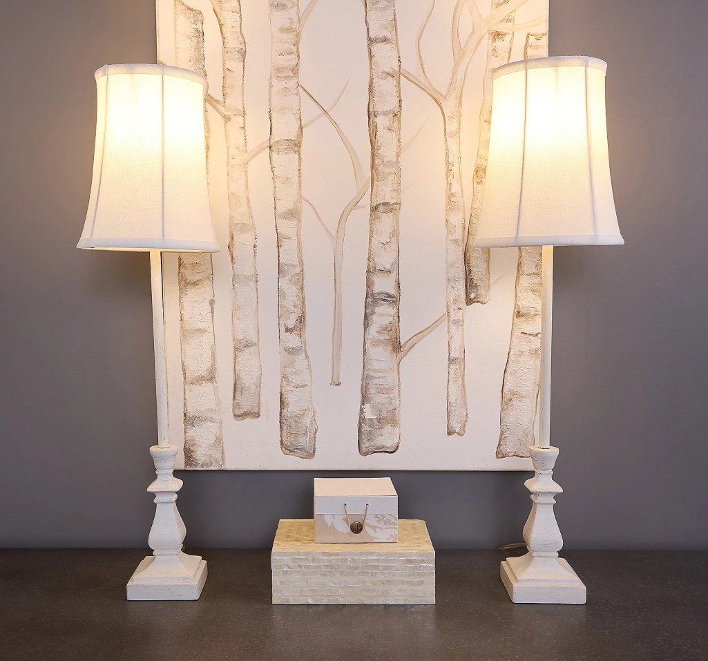 🎉New Year's Sale  up to 90%💝✨ Buy 2 Get 2 Free ✨Set of 2 28" Buffet Lamps with Shades by Valerie