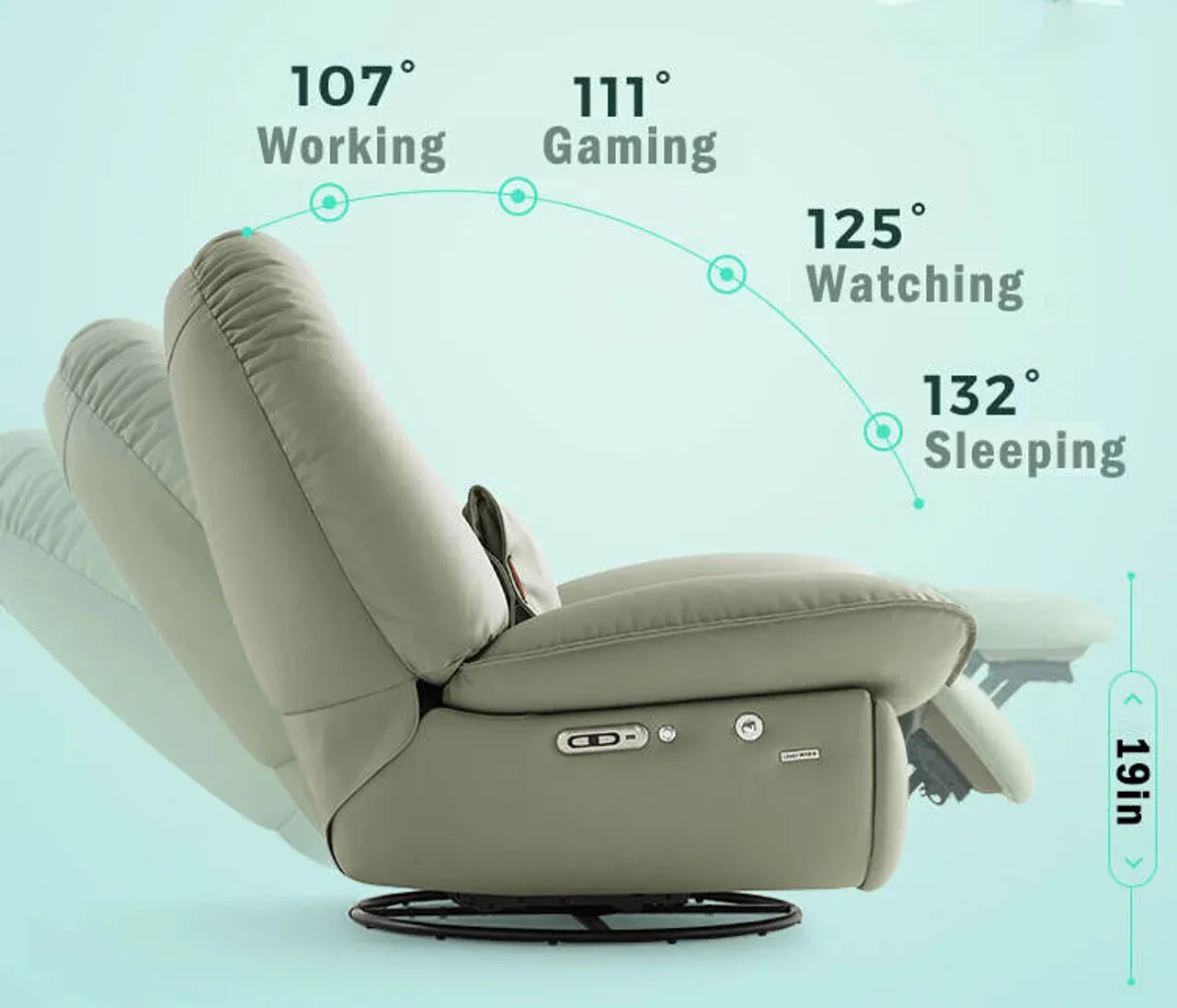 ✨Clearance Sale💥Last Day Buy 1 Get 1 Free💥Electric Sofa Chair With mobile phone holder