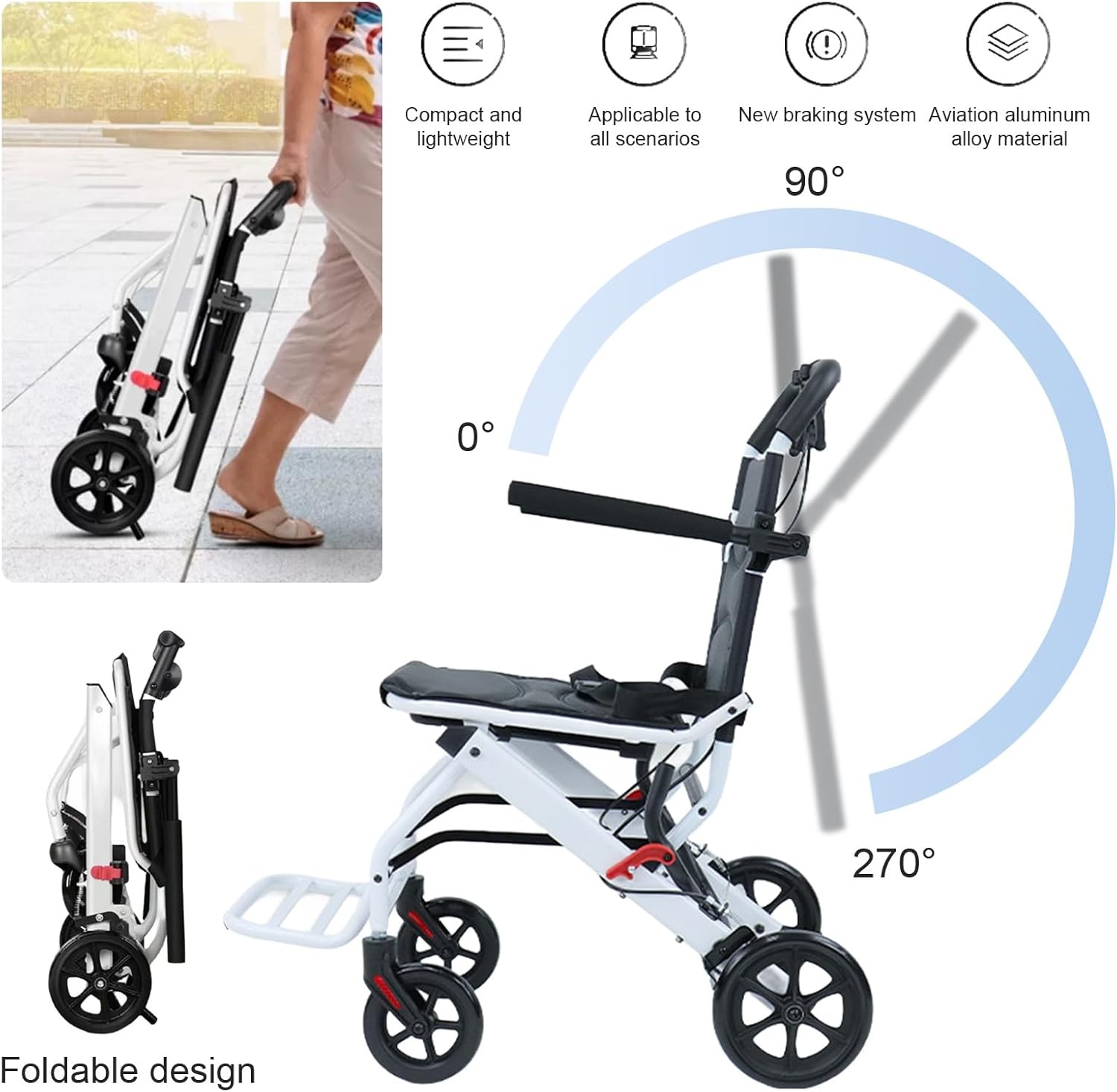 💝Last Day for Clearance, Buy 2 Get 2 Free✨ Folding Power Chair Left- or Right-handed Control✨✨