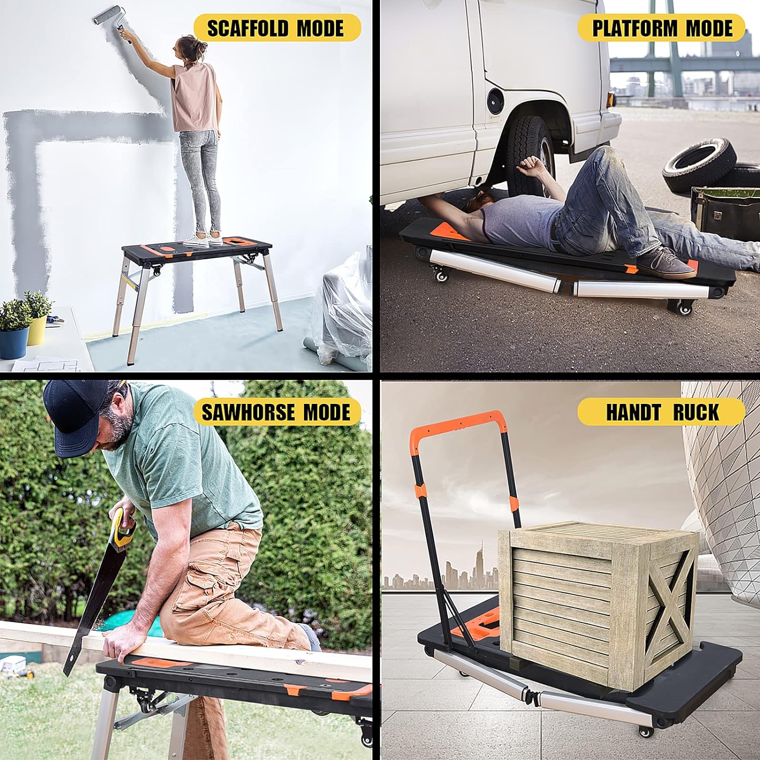 💝Last batch Buy 1 get 1 free💝🎵 7-in-1 Workbench Folding Painted Work Table