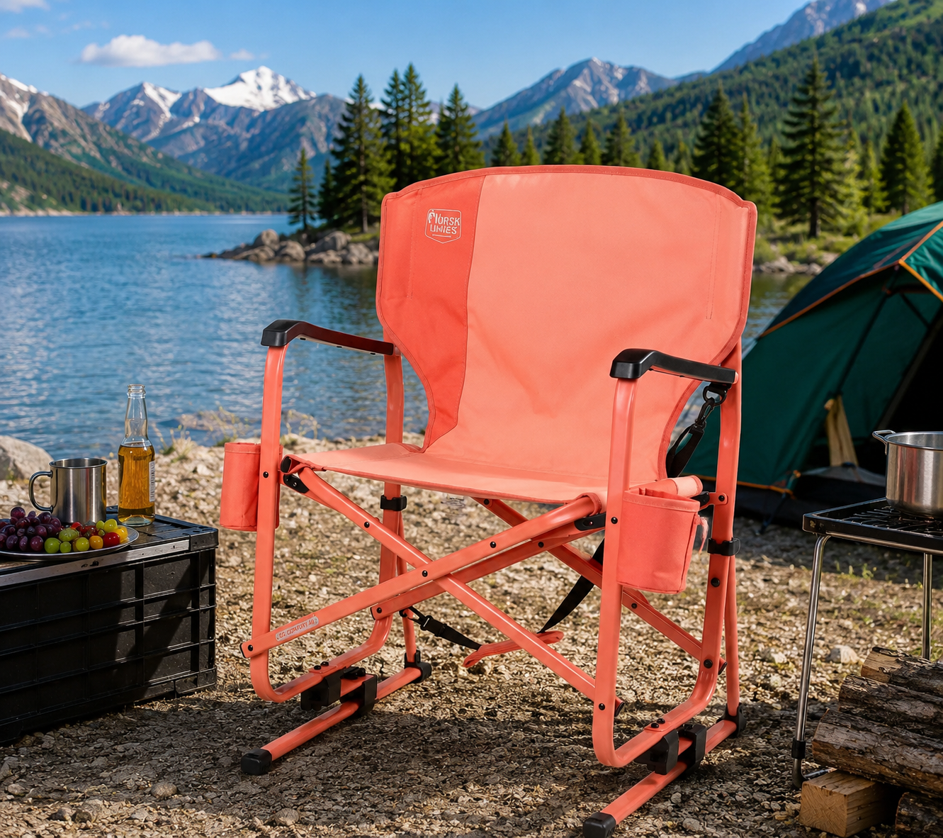 💝Last Day for Clearance💝Buy 2 Get 2 Free💥Timber Ridge Redwood Flow Motion DC Rocker Chair
