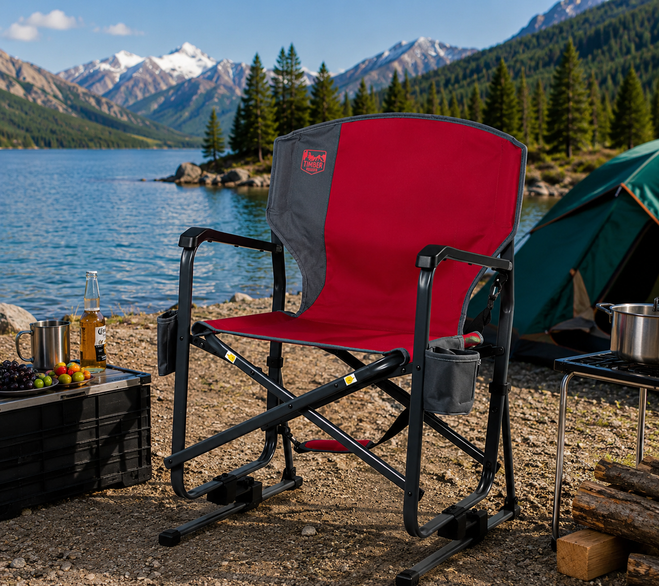 💝Last Day for Clearance💝Buy 2 Get 2 Free💥Timber Ridge Redwood Flow Motion DC Rocker Chair