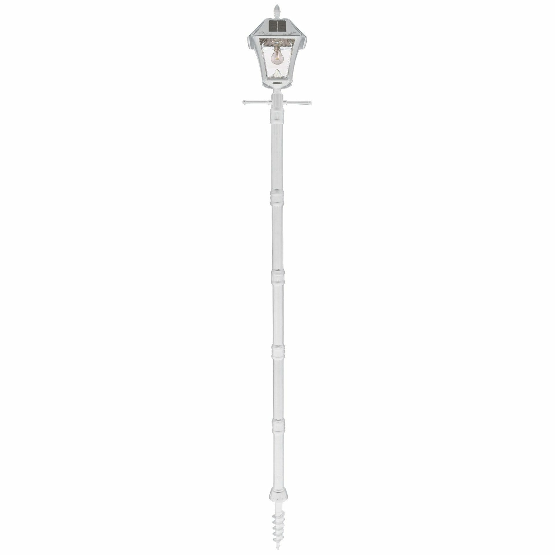 Soon to be sold out!!💝Last Day For Clearance,Buy 2 get 2 free ✨  75.5"Tall Solar Lamp Post with Planter & Stake