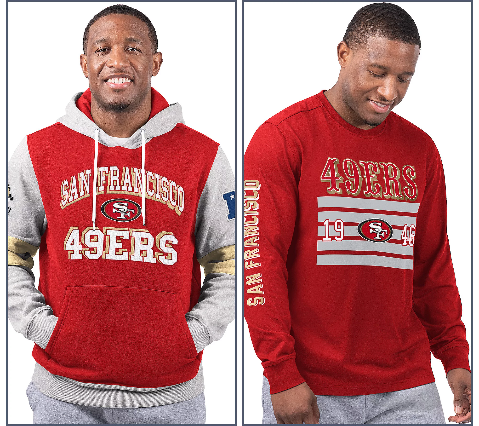 💝Last day of clearance!!💝Buy 2 Get 4 Free✨ Long Sleeve Tee & Pullover Hoodie Set