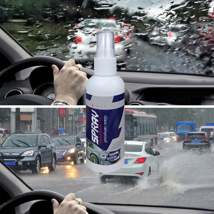 🔥Microfiber Car Windshield Cleaning Tool with Extendable Handle