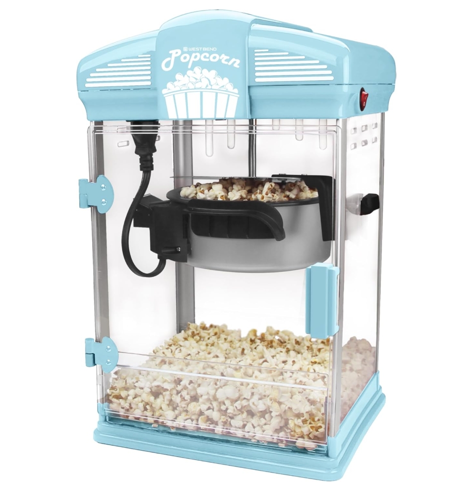 🎉𝗧𝗼𝗱𝗮𝘆'𝘀 𝗦𝗽𝗲𝗰𝗶𝗮𝗹𝘀💝✨Buy 2 get 30% off✨WestBend Theater Crazy 4-qt Popcorn Machine with Accessories