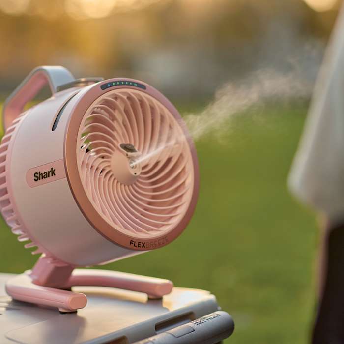 💝Warehouse Clearance💝Buy 2 get 2 free,Buy 4 for only $49.98💥💝Shark FlexBreeze HydroGo™ Pro Fan in Diamond