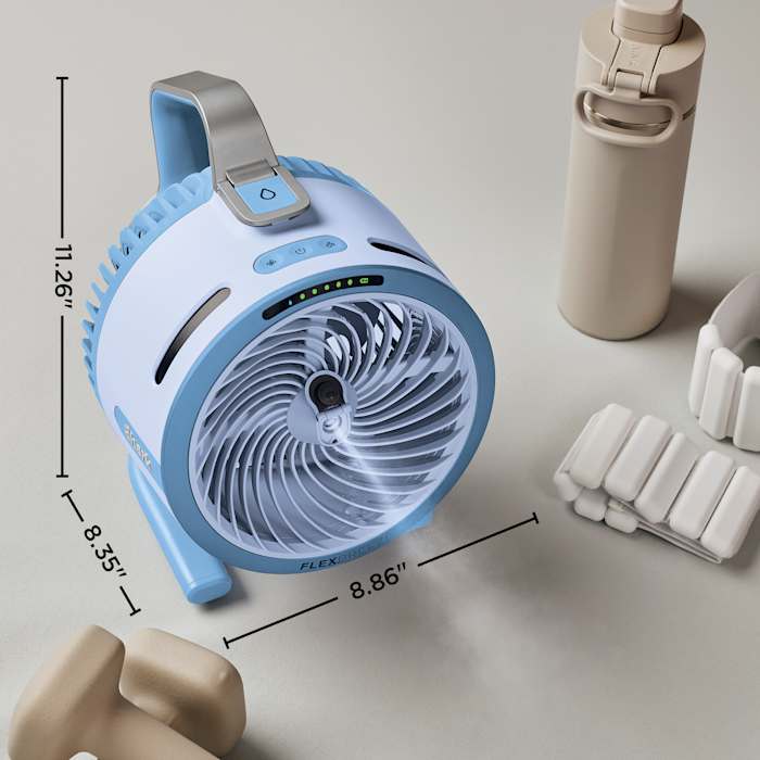 💝Warehouse Clearance💝Buy 2 get 2 free,Buy 4 for only $49.98💥💝Shark FlexBreeze HydroGo™ Pro Fan in Diamond