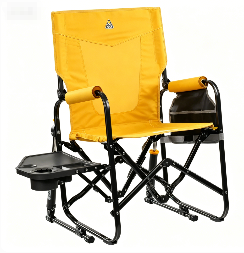 💝Warehouse Clearance💝Buy 2 get 2 free,Buy 4 for only $43.9💥GCI Outdoor Freestyle Pro Rocker Chair w/ Collapsible Side Table✅400-lb Weight Capacity