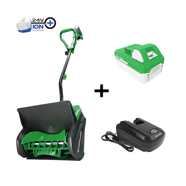 Soon to be sold out!!💝Last Day For Clearance,  Buy 1 Get 1 Free✨Snow Joe 24V Cordless Rechargeable 11" Snow Thrower & Cover