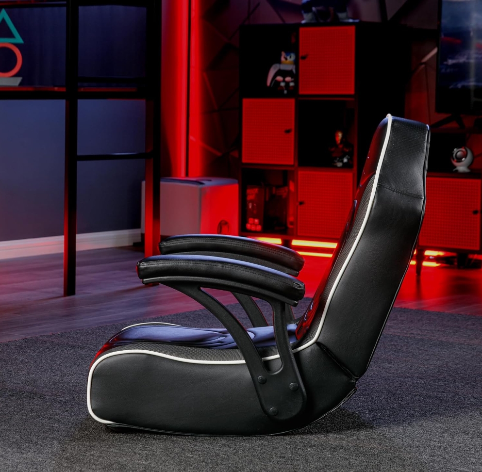 Black Friday in July Sale💝Buy 1 Get 1 Free✨X Rocker Chimera LED Gaming Rocker Chair with 2.0 Wired Audio