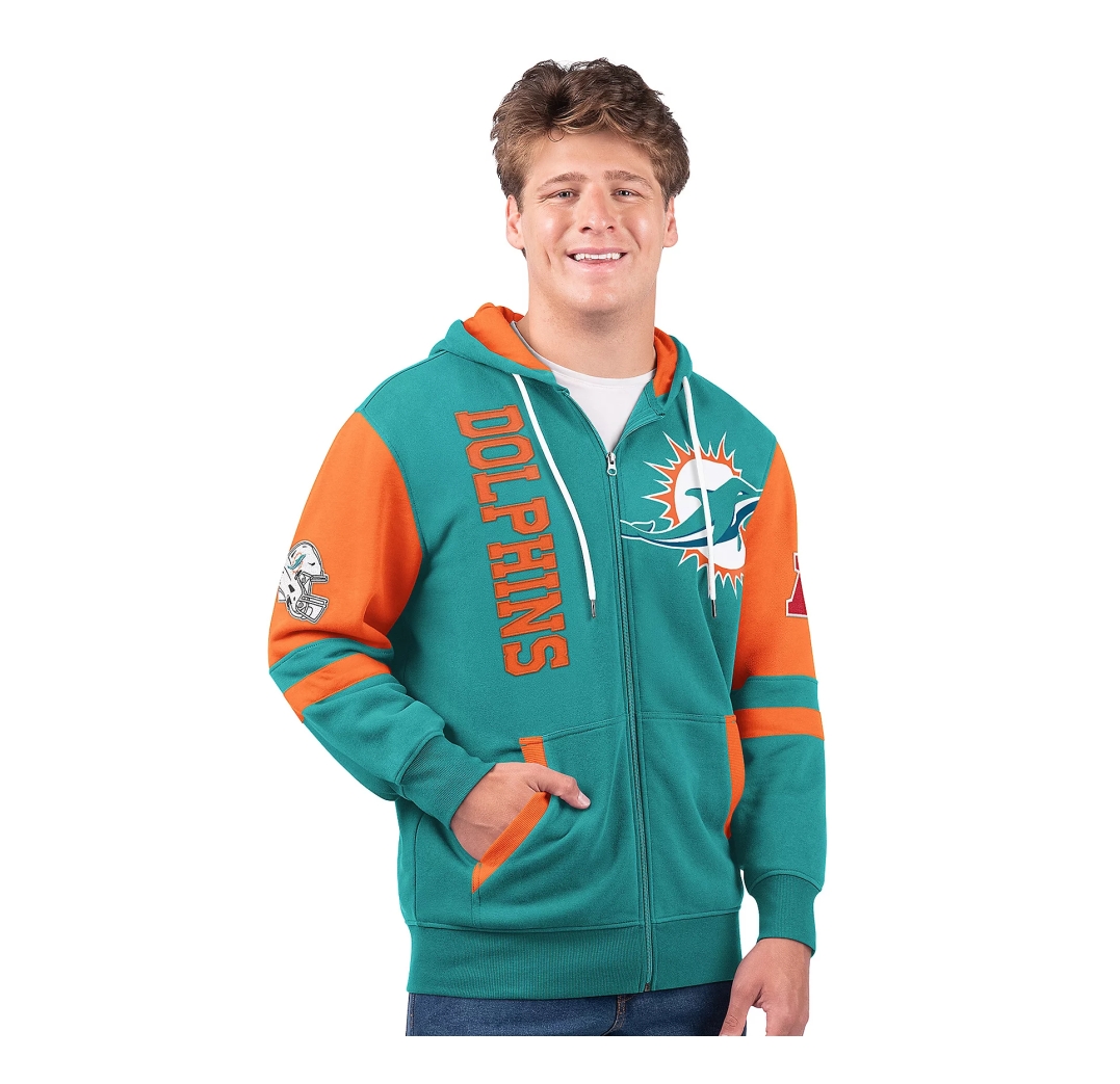 Last day of clearance!!💝Buy 2 Get 4 Free✨NFL Full Zip Hooded Sweatshirt