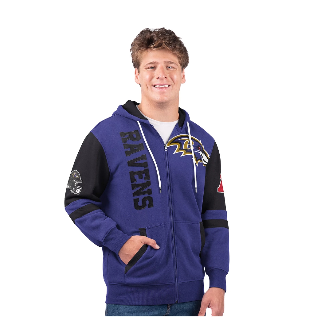 Last day of clearance!!💝Buy 2 Get 4 Free✨NFL Full Zip Hooded Sweatshirt