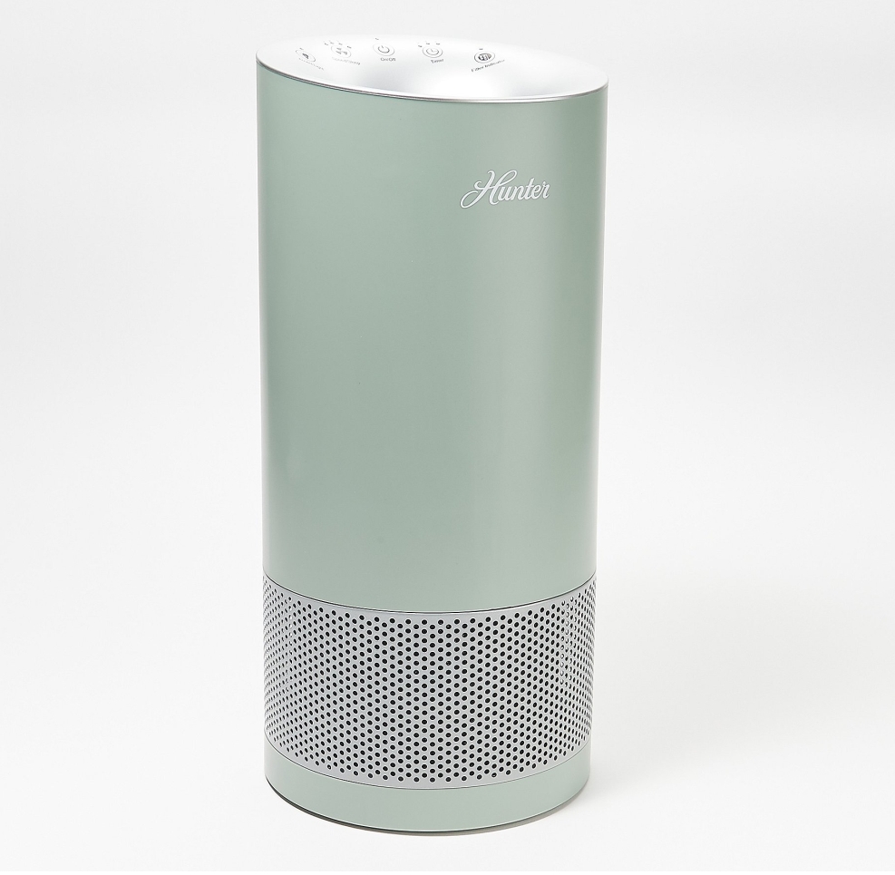 🎉New Year's Sale  up to 80%💝✨ Buy 2 Get 2 Free ✨Hunter HP400 Tower Air Purifier w/ EcoSilver and HEPA Filtration