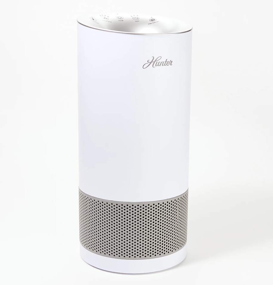 🎉New Year's Sale  up to 80%💝✨ Buy 2 Get 2 Free ✨Hunter HP400 Tower Air Purifier w/ EcoSilver and HEPA Filtration