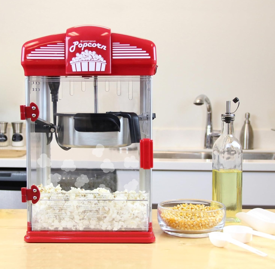 🎉𝗧𝗼𝗱𝗮𝘆'𝘀 𝗦𝗽𝗲𝗰𝗶𝗮𝗹𝘀💝✨Buy 2 get 30% off✨WestBend Theater Crazy 4-qt Popcorn Machine with Accessories