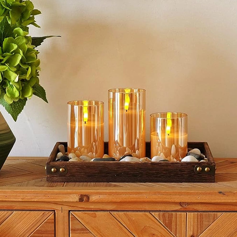 🔥Flameless candles (3 candles)