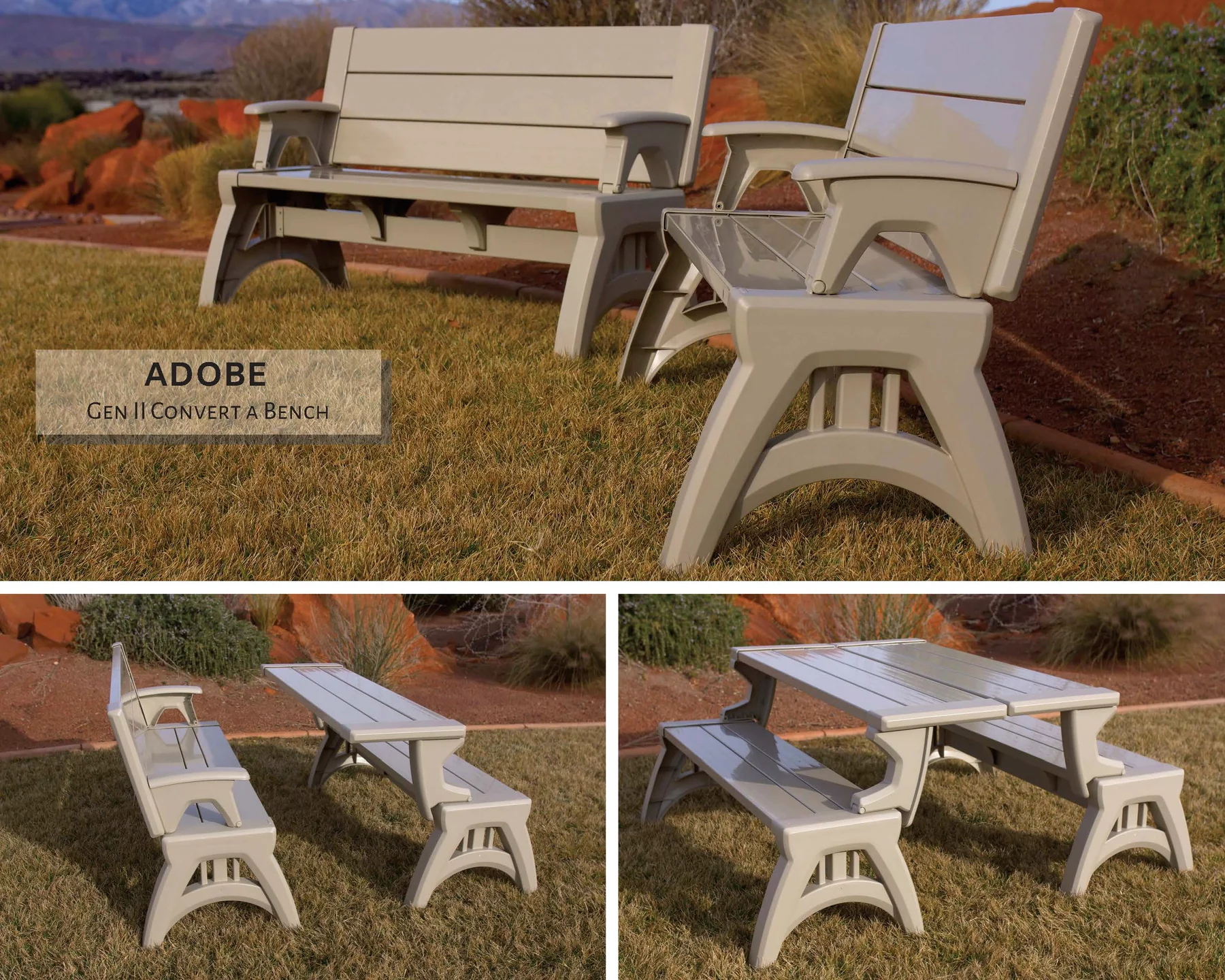QVC Factory Clearance , Buy 2 Get 2 Free 💝Convert-A-Chair Gen II XL Chair-to-Table with Cup Holder