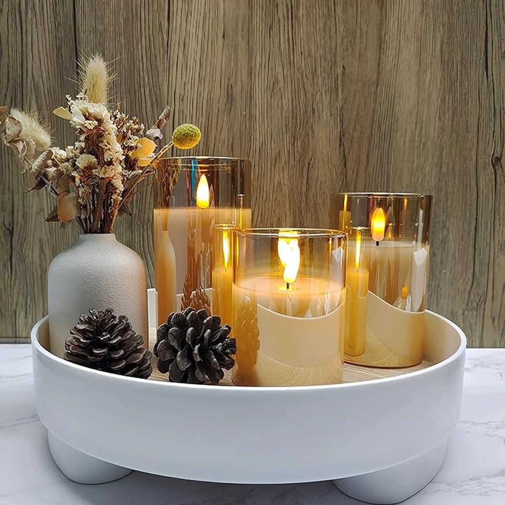 🔥Flameless candles (3 candles)