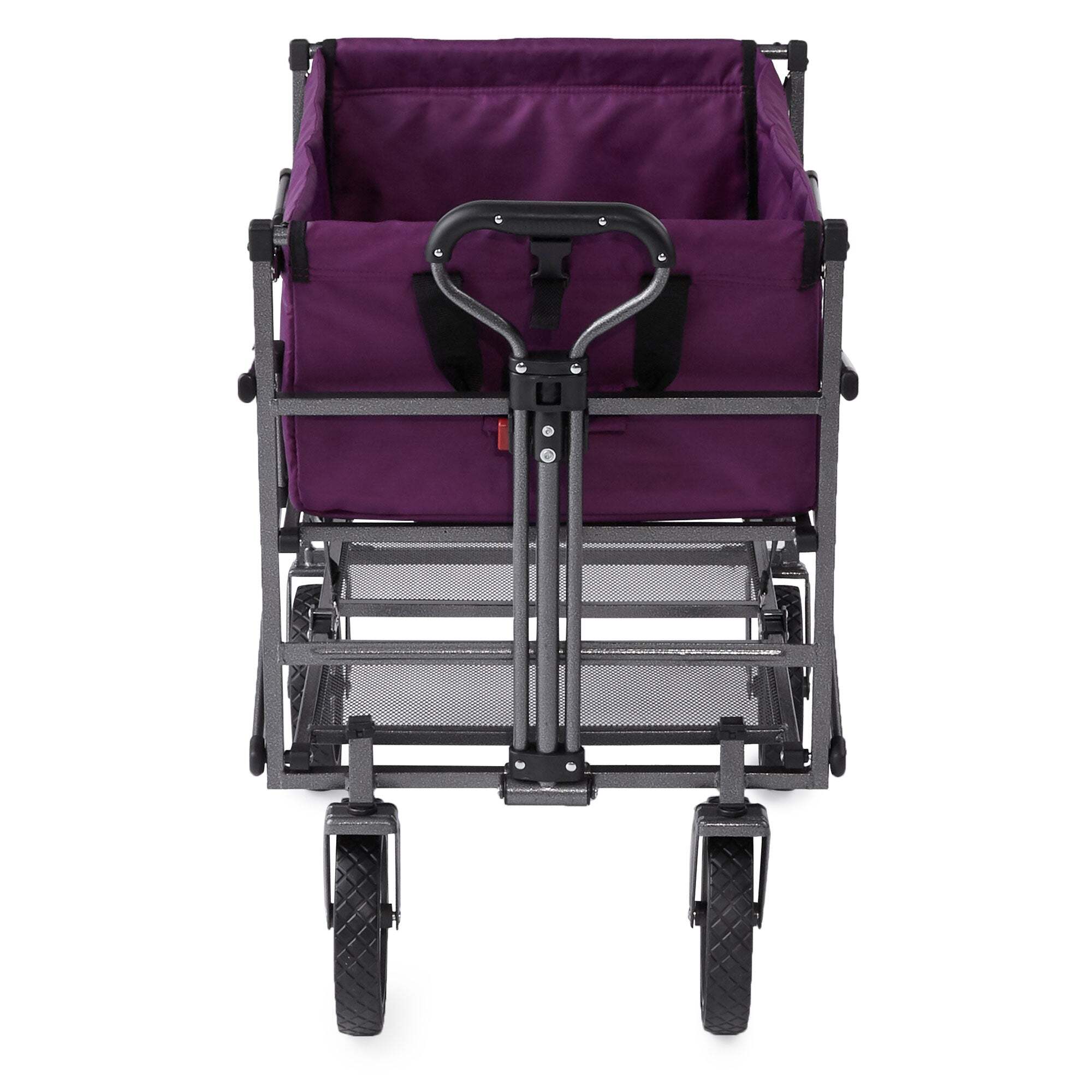 💝 Last Day For Clearance ,Buy 2 Get 2 Free💥 Mac Sports Double Decker Foldable Wagon with Shelf