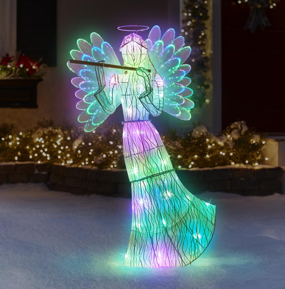 Christmas Clearance in July💝Buy 2 Get 2 Free💥Animated Fiber Optic Angel