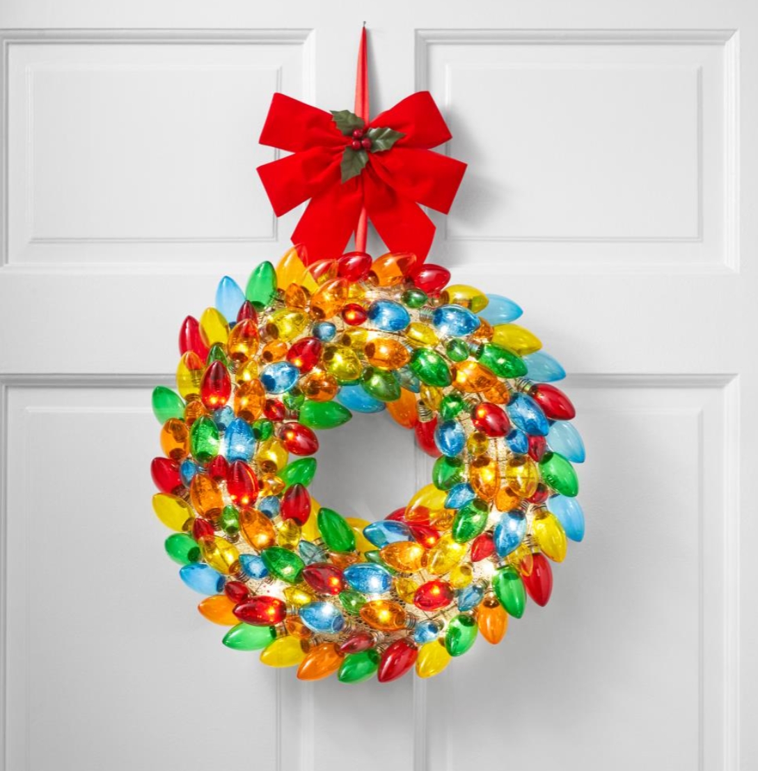 Christmas Clearance in July💝Buy 2 Get 2 Free💥Festive Christmas Bulb Wreath