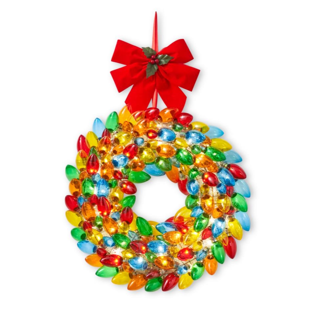 Christmas Clearance in July💝Buy 2 Get 2 Free💥Festive Christmas Bulb Wreath