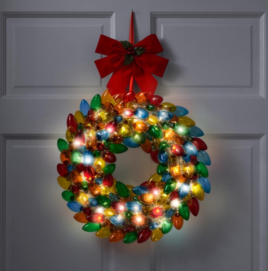 Christmas Clearance in July💝Buy 2 Get 2 Free💥Festive Christmas Bulb Wreath
