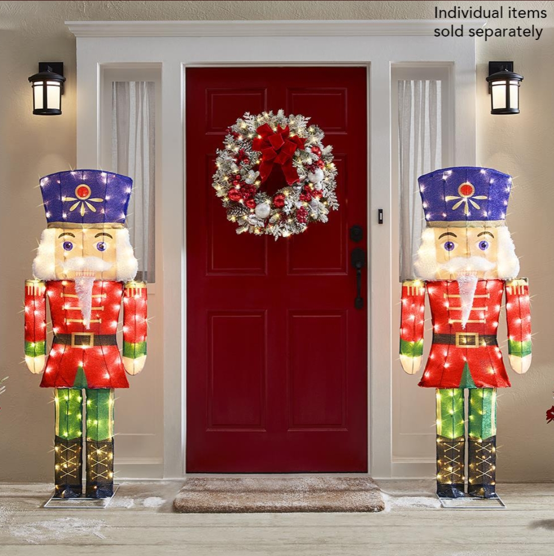 Christmas Clearance in July💝Buy 2 Get 2 Free💥Outdoor 5' Twinkling Nutcracker