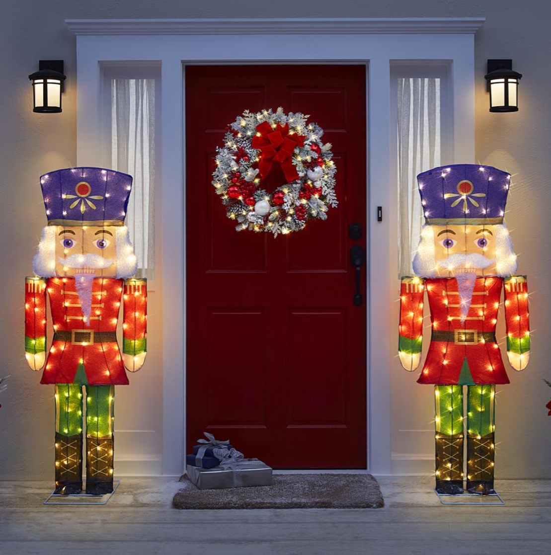 Christmas Clearance in July💝Buy 2 Get 2 Free💥Outdoor 5' Twinkling Nutcracker
